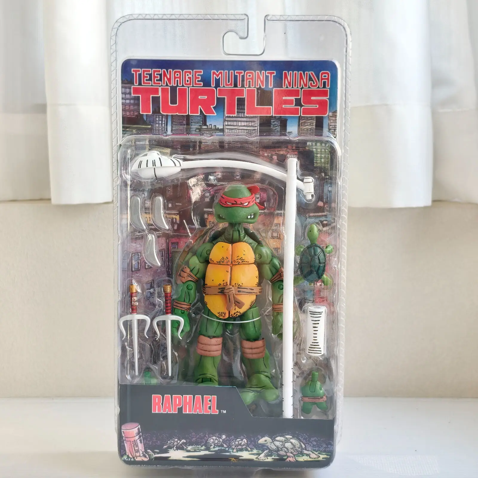 NECA 4th Genera  2008 Anime Figure Teenage Mutant Ninja Street Light Turtles 14CM Model Doll For Gift Birthday Collection - view 3