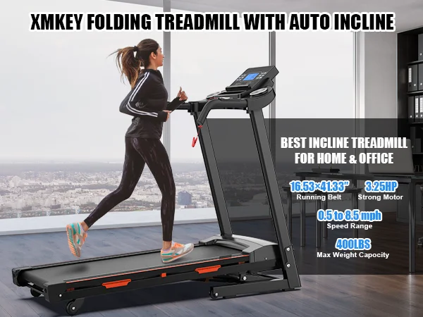 Ready to Ship USA Electric Folding Treadmill LED Screen Under Desk Walking Pad Without Heart Rate Test for Home Use