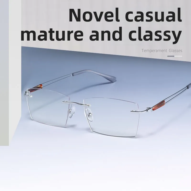 Occhiali da vista da uomo con funzionalità anti-luce blu, fotocromatiche e progressive Lentes Multifocales Progresivos Hombre