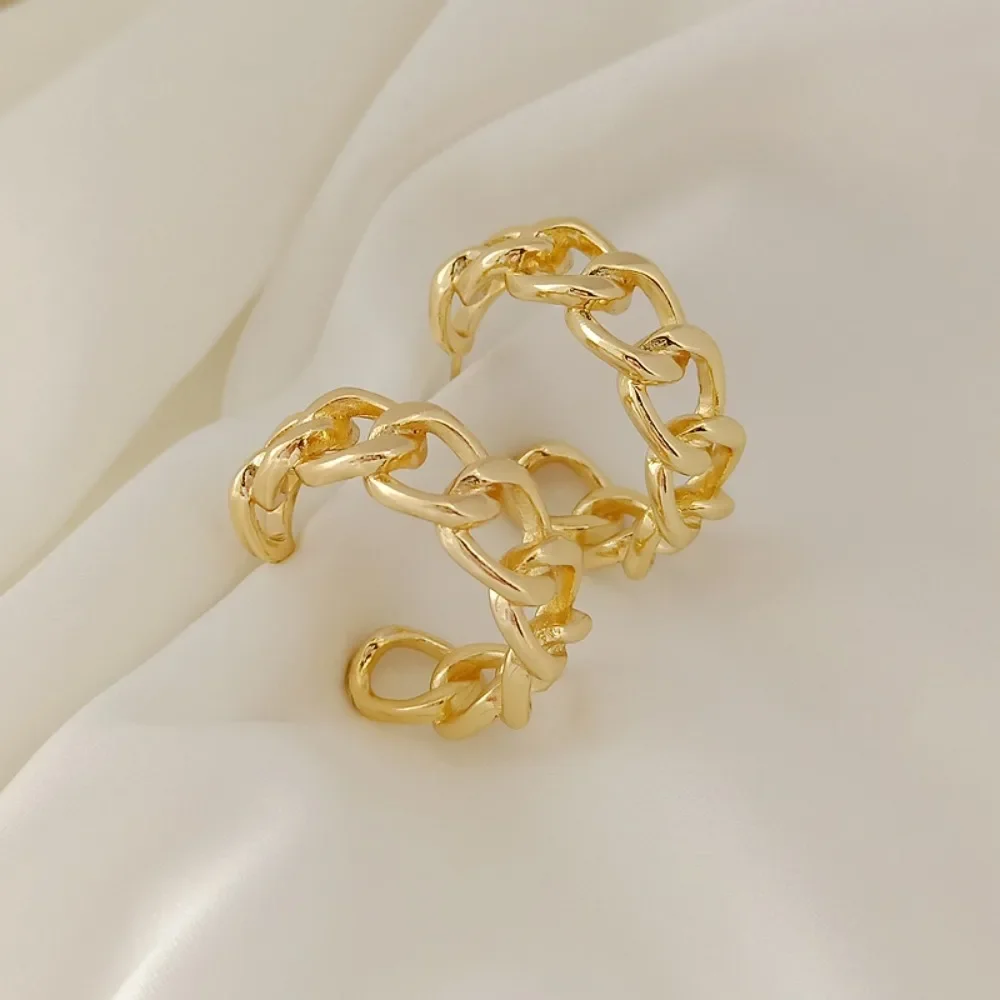 

14K Gold-plated, Elegant and Personalized Copper Gold-plated Chain S925, Ear Pins, Ear Rings, Earrings, DIY Accessory Materials