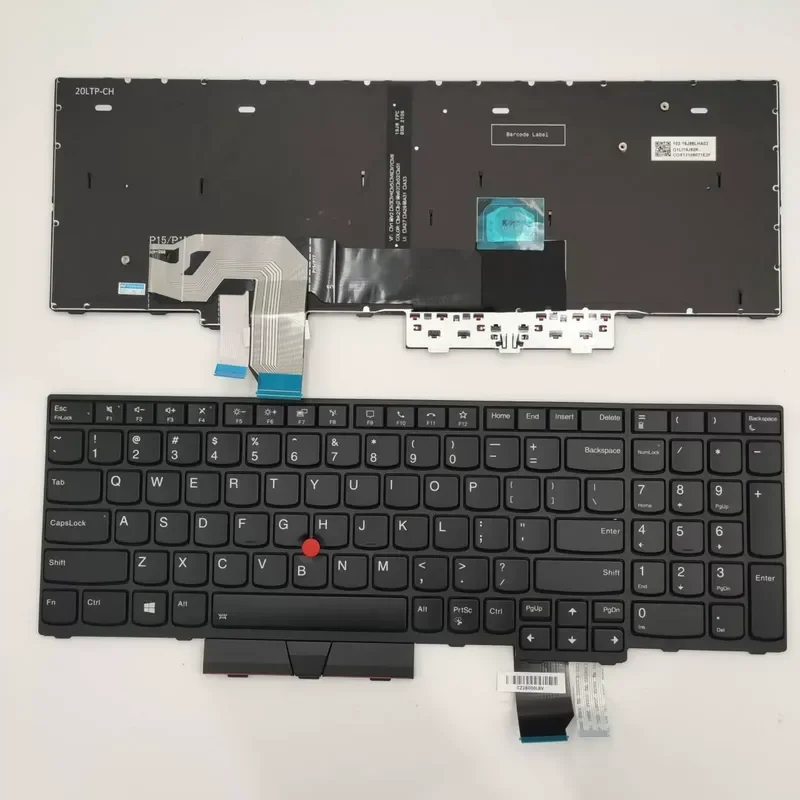 Teclado para Lenovo ThinkPad P15 Gen2 P17 Gen2 T15g Gen2 con Diseño Estadounidense