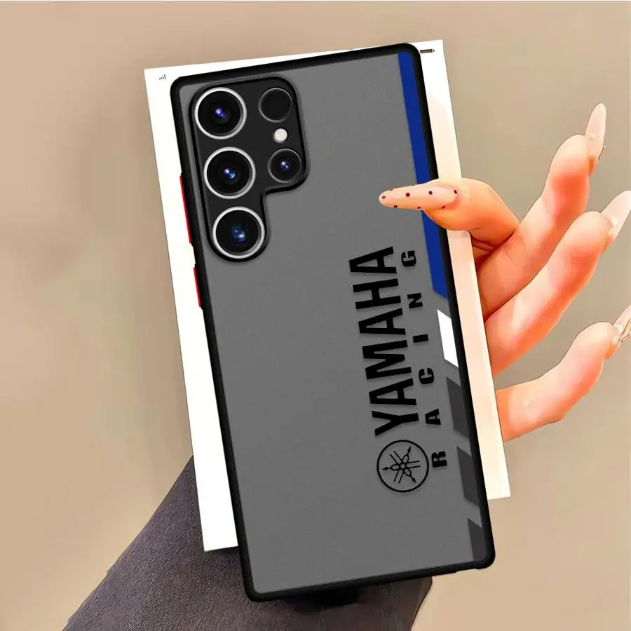 عودة غطاء الهاتف حقيبة لهاتف سامسونج غالاكسي S9 S24 FE S21 S22 زائد S20 S10 S23 الترا S25 حافة دراجة نارية Y-YamAha-S