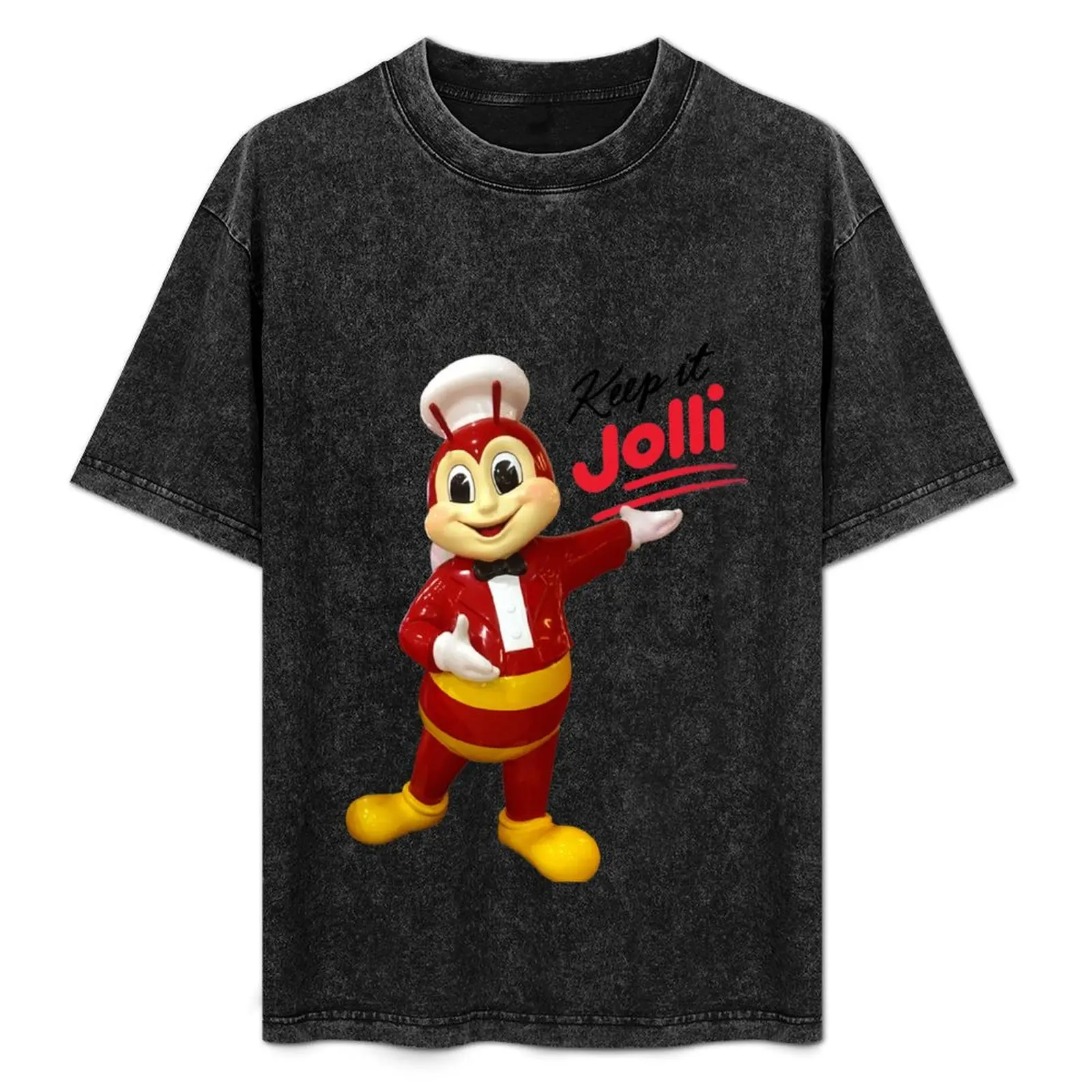 

Jollibee mascot statue: Keep it Jolli T-Shirt Casual Trendy Short Sleeve T-Shirt