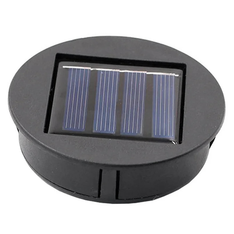 AF91-4PCS LED Solar Lichter Ersatz Top Solar Laterne Solar Panel Powered Laterne Deckel Lichter Für Outdoor Pathway Yard Langlebig