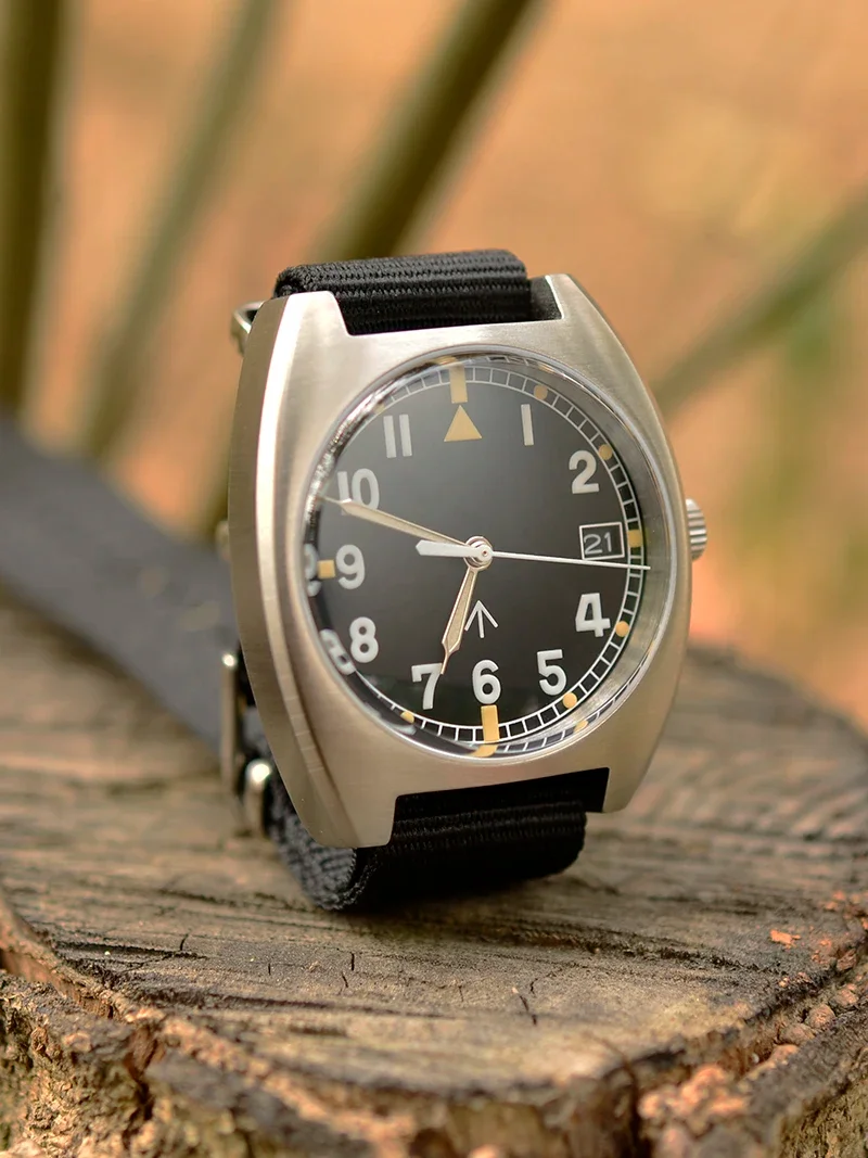 Baltany S2001 36MM W10 Militair Horloge Man Roestvrij Staal Mechanische Horloges Waterdicht Vintage Pilot Automatisch Veldhorloge - afbeelding 2
