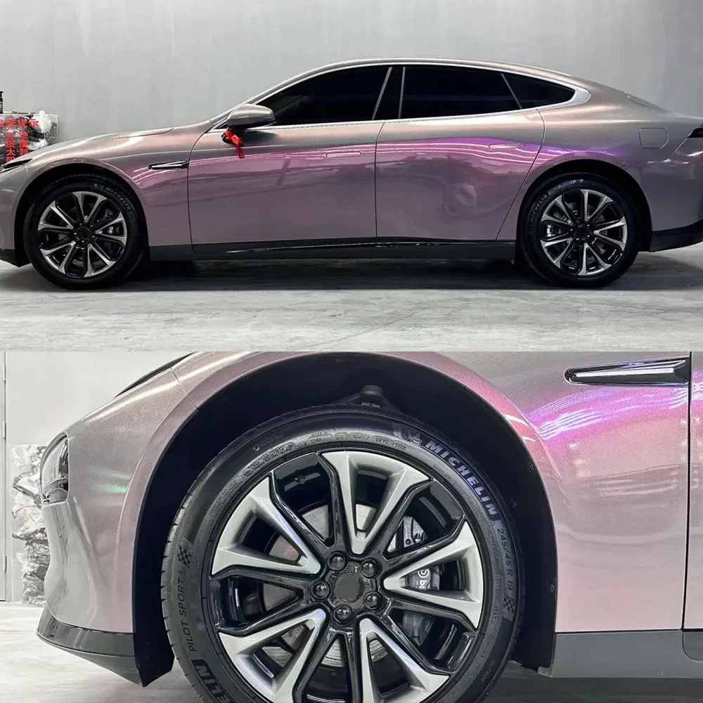 

ПЭТ алмазная серая фиолетовая автомобильная виниловая пленка для упаковки ПВХ автомобильная наклейка без воздуха водонепроницаемая мотоциклетная авто украшения кузова аксессуары