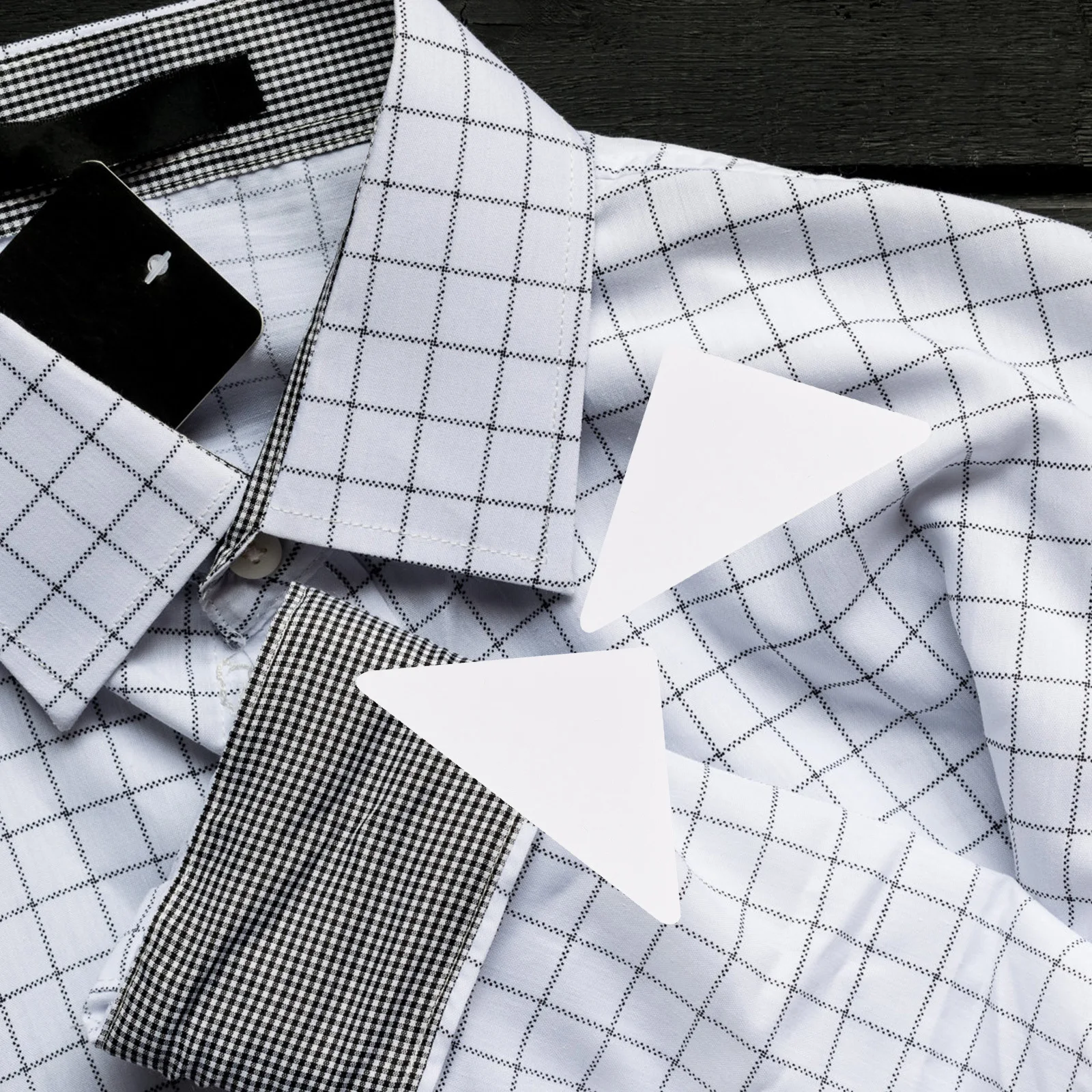 90 قطعة طوق يبقى قميص ذاتي اللصق يدعم للرجال والنساء ملابس رسمية للمكتب والمواعدة #2