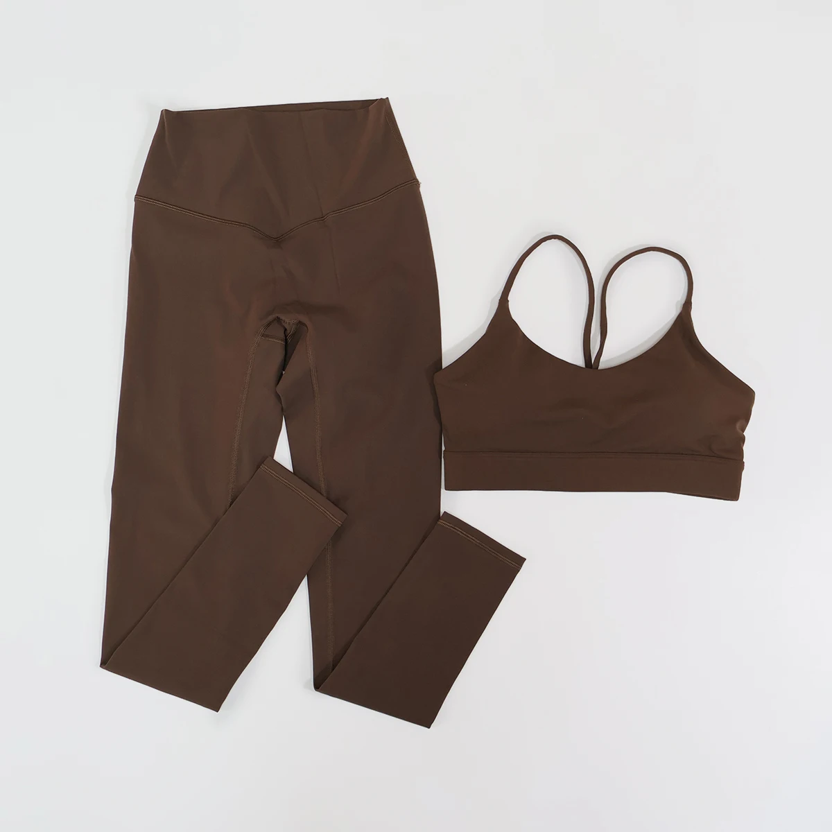 Neues Sommer-Sportset für Damen, 2-teilig, ärmellos, für Fitness und Yoga, mit hoher Taille, atmungsaktiv, eng anliegend, zweiteiliger Sportanzug für Frauen – Detail 12