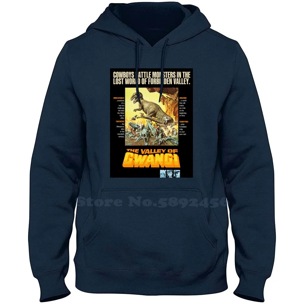 The Valley Of Gwangi 100% Pure Cotton Hoodie Cult Film Obscure Horror Movie Vintage Retro Classic Film Sci Fi Science Fiction