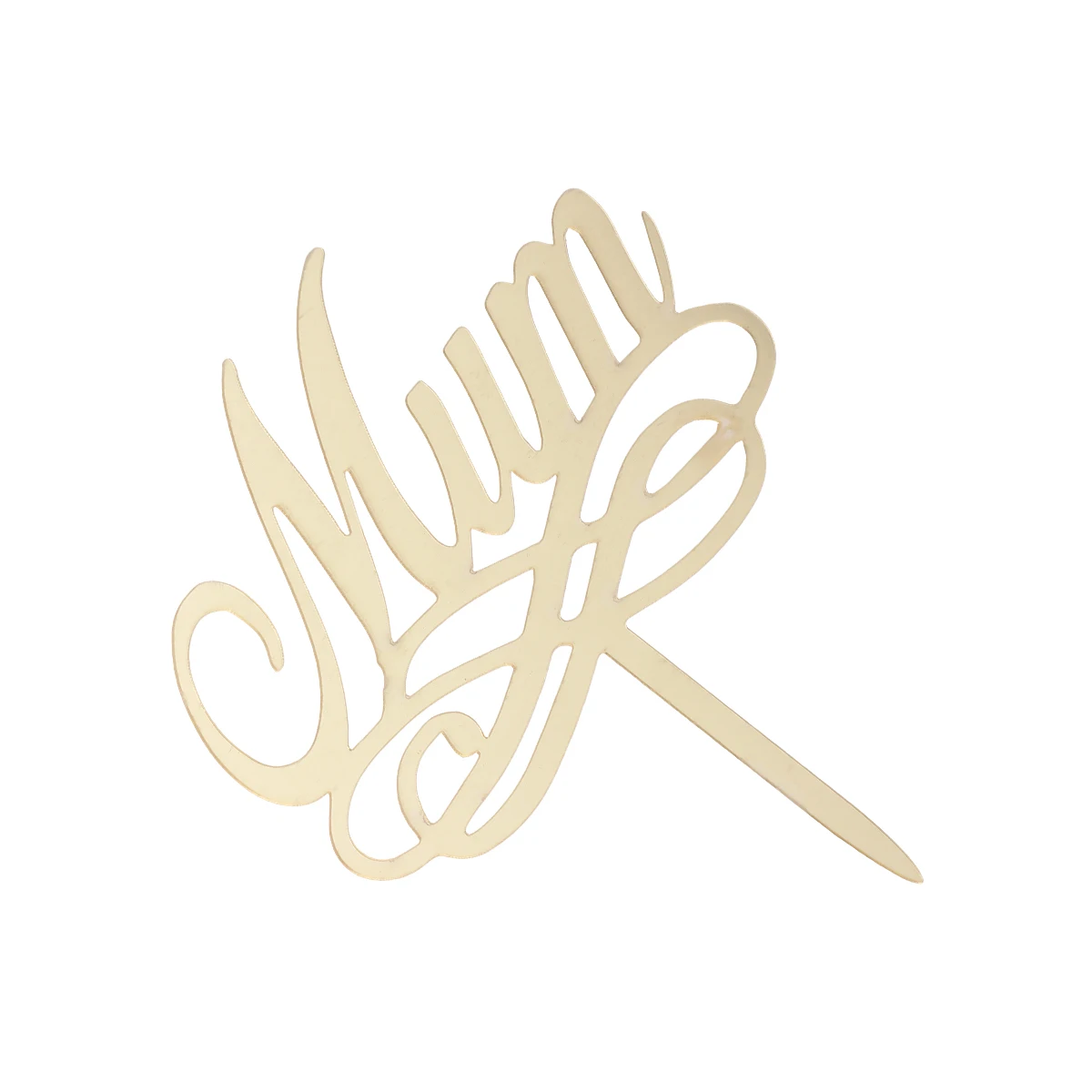 

Mirror Cake Insert Easy to Use Toppers Mother's Day Exquisite Decorations Women's