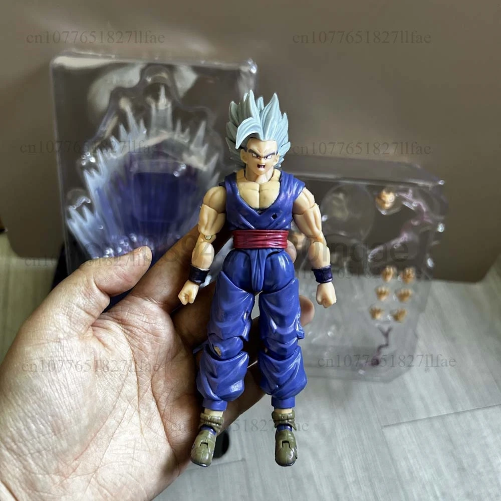 Dragon Ball Wild Beast Son Gohan Shf Exclusive CJ Edition Shf Son Gohan Beast Action Figure Model Toys Joint Movable Room Decor view 5