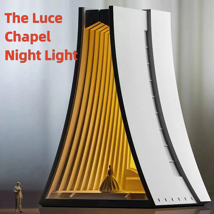 

LED Night Light The Luce Chapel Style Desk Lamps Desktop Light Kids Room Bedside Bedroom Home Decoration Holiday Wedding Gifts