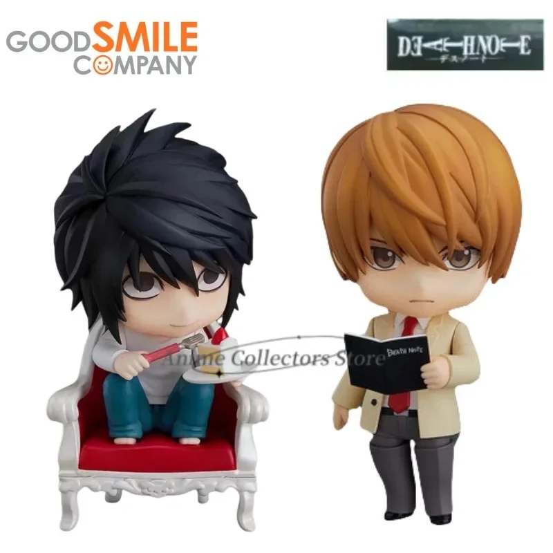 GSC Original Nendoroid DEATH NOTE Yagami Light L 2.0 Anime Action Figure Toys for Boys Girls Kids Children Birthday Gifts Model