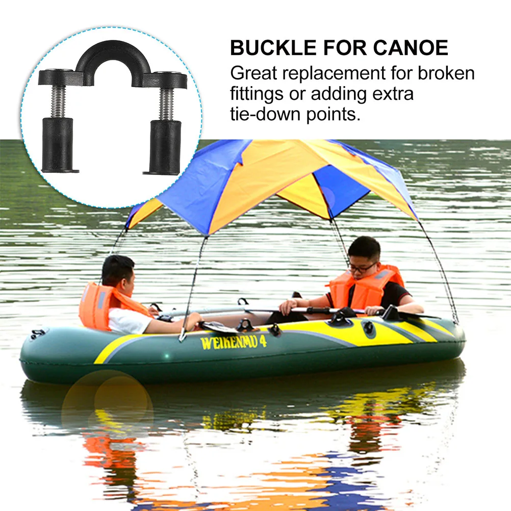 

1Set Kayak Elastic Rope Buckle Nylon Small C-Shaped Pulling Buckles Kayak Deck Accessories Replacement Parts Canoeing Rafting