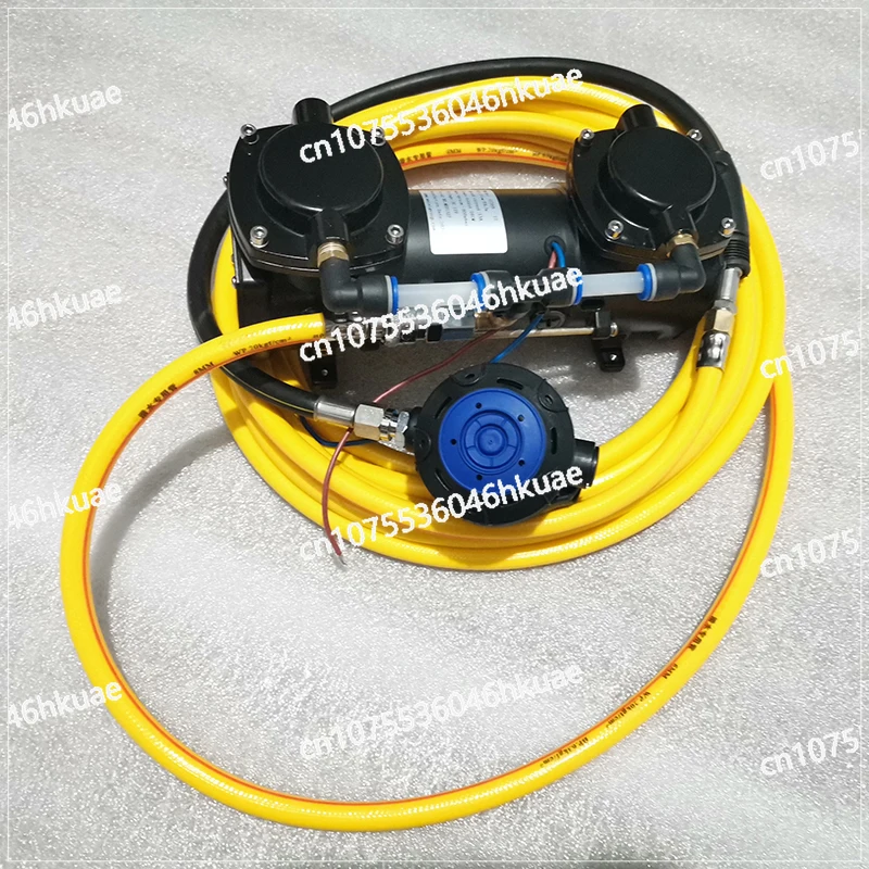 نظام غوص الشيشة ذو سطح الرئة الثالث مع منظم خرطوم 12 فولت 160 وات مضخة ضاغط الحجاب الحاجز الكهربائية الخالية من الزيت لـ