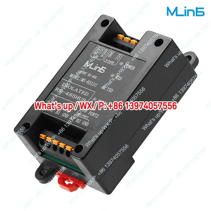 RS485 repeater, magnetic coupling isolation industrial grade 2-port signal amplification and anti-interference