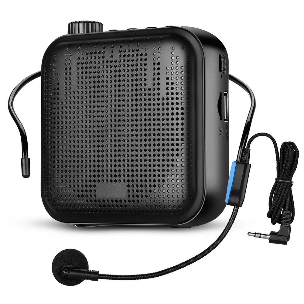 Amplificateur vocal portable, haut-parleur ultra-léger aste pour enseignants, mégaphone, mini haut-parleur audio avec microphone