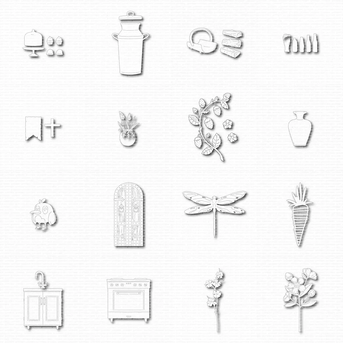 

Flower Dragonfly Spring Metal Cutting Dies for DIY Scrapbook Craft Decoration Embossing Template Supplies Greeting Card Handmade