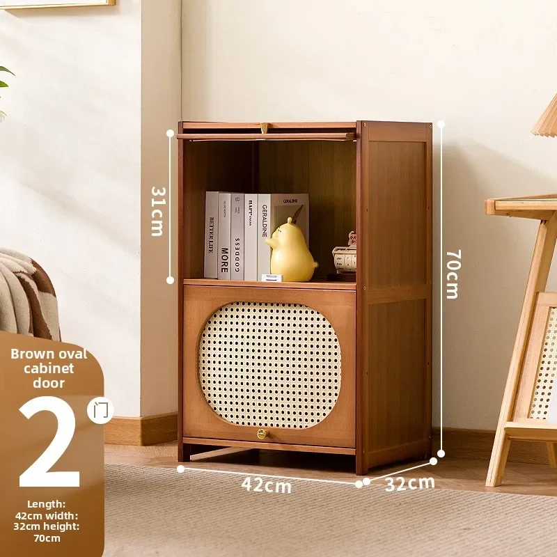 Bookshelf Integrated Against The Wall Floor Multi-layer Shelf Household Display Storage Cabinet