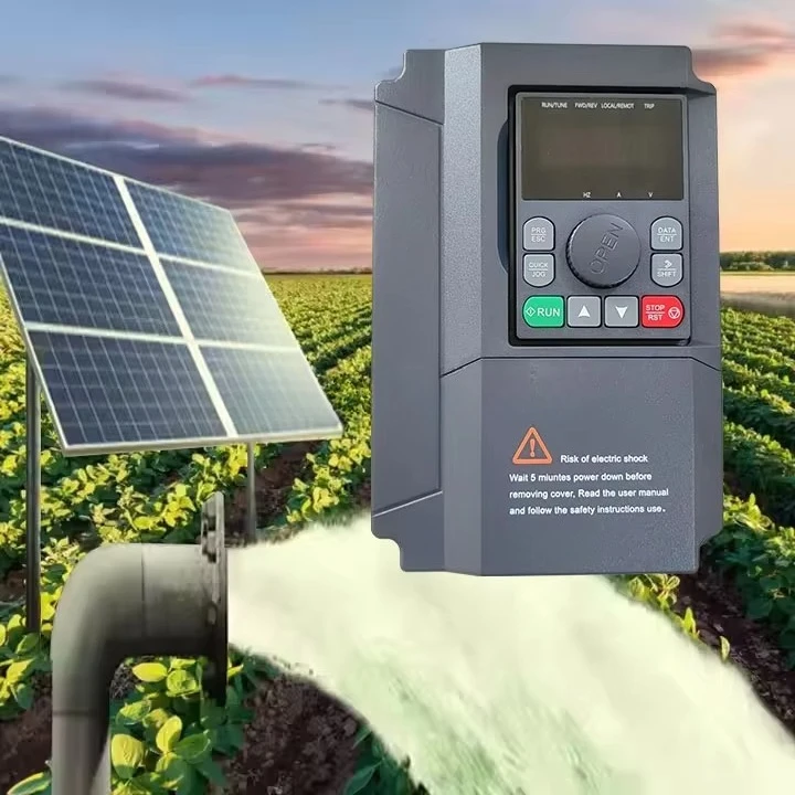 DC to AC 380VDC Solar Water Pump Inverter 15kw 11kw 3 Phase Variable Frequency Drive Nominal Voltage 220V Solar VFD Pump Drive
