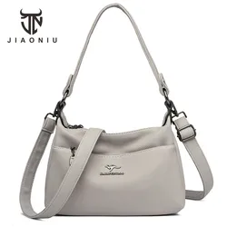 New Fashion High Quality Woman Messenger Bag Luxury Soft Leather Handbags Women's Bags Designer Casual Women Shoulder Tote Bags