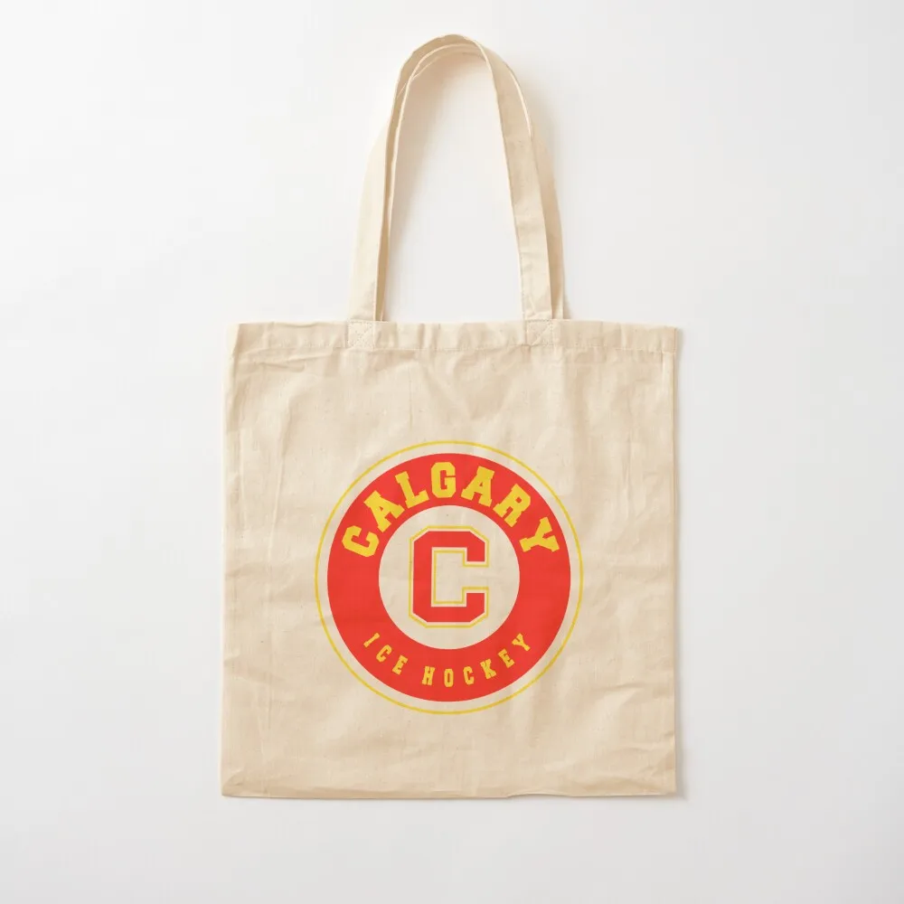 

Calgary ice hockey Tote Bag cloth bag woman bag luxury women Canvas Tote