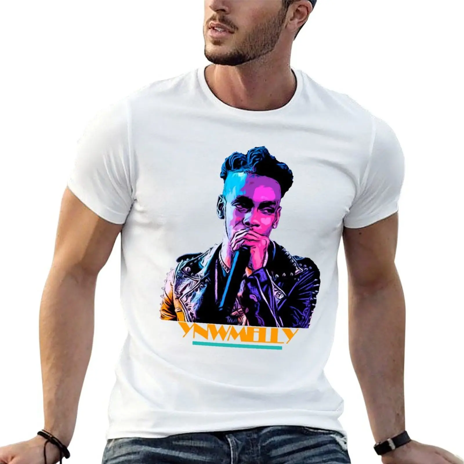 

YNW MELLY art T-Shirt man t shirt summer man t shirts for men man t shirt heavy cotton T-shirt