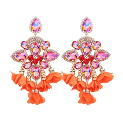 New India Earrings For Women Boho Big Dangle Drop Earing Statement Wedding Tassel Party Earring Women Fashion Jewelry Wholesale