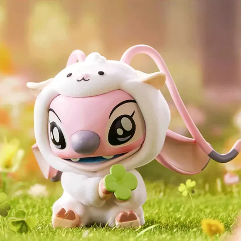 

MINISO Disney Stitch Animals Party Series слепая коробка игрушки Kawaii аниме фигурка Caixa Caja сюрприз Mystery Box куклы для девочек