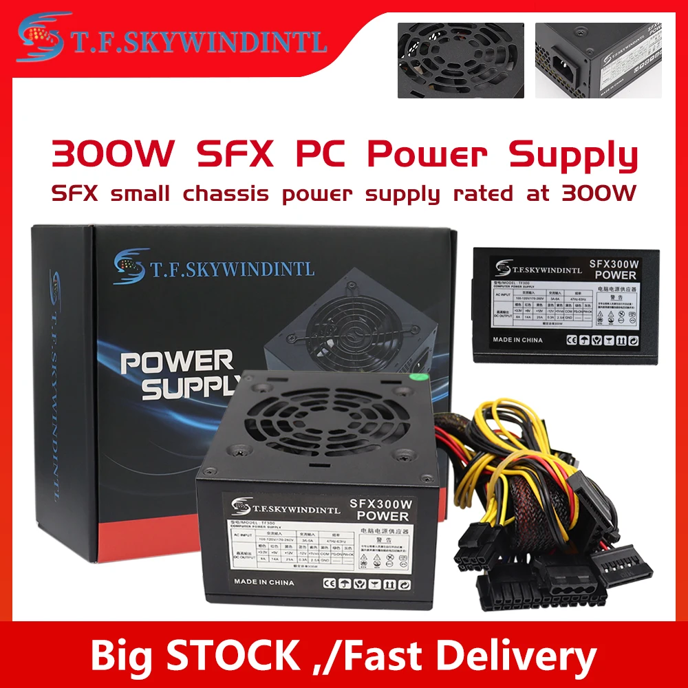 

SFX Power Supply 300W 400W 110V 220V Gaming PC Power Supply PSU Support MINI ITX Case Game pc power source