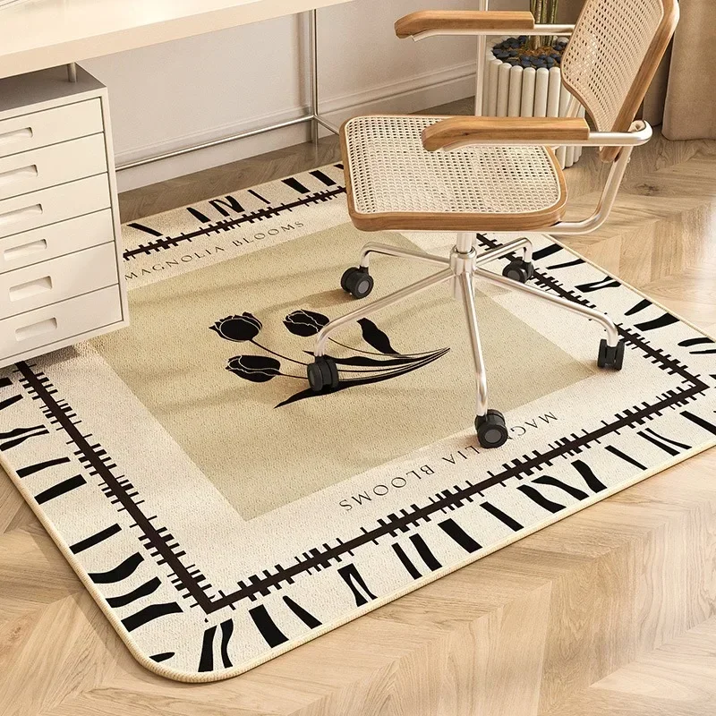 

Swivel Chair Floor Mat, Square Rug, Study Carpet, Dressing Table, Desk Carpets, Living Room, Home Decoration, Lounge Area Rugs