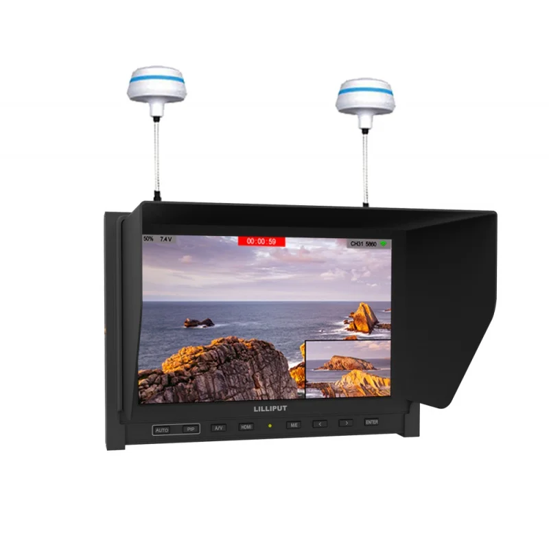 LILLIPUT 7 inch IPS picture-in-picture automatic search FPV aerial monitor 339/DW