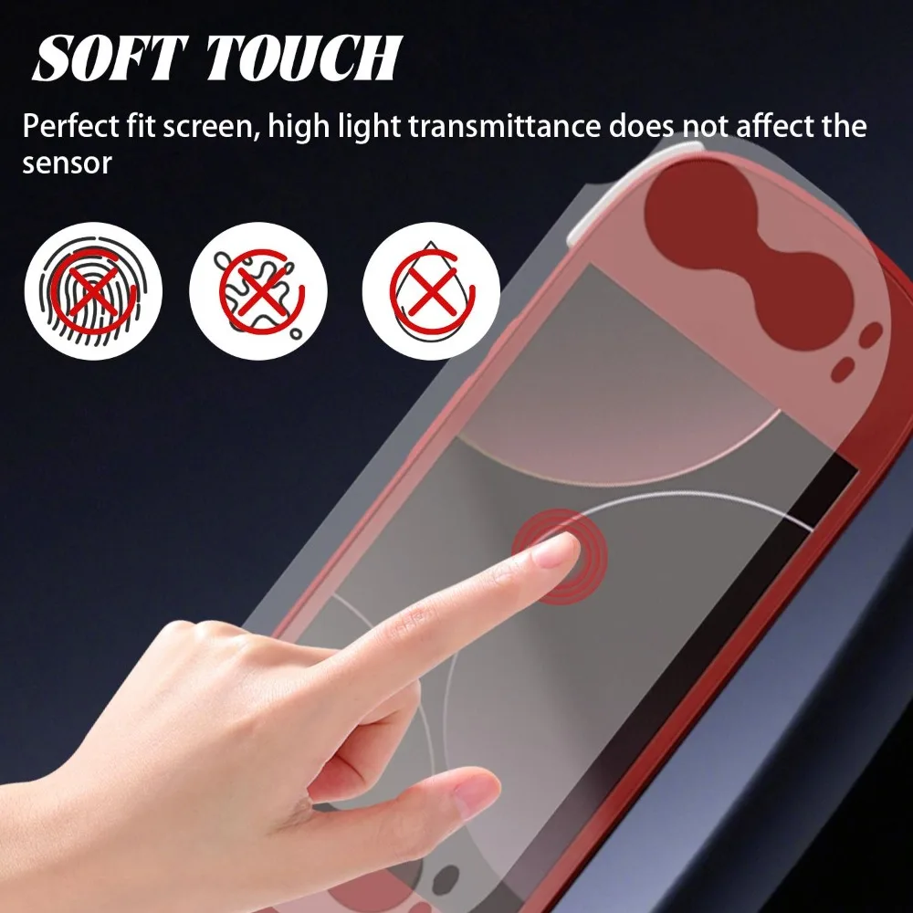 4-1pcs for ANBERNIC RG Vita Pro Matte&HD Clear Screen Protector Anti-glare Anti-fingerprint Soft Full Coverage Protective Films