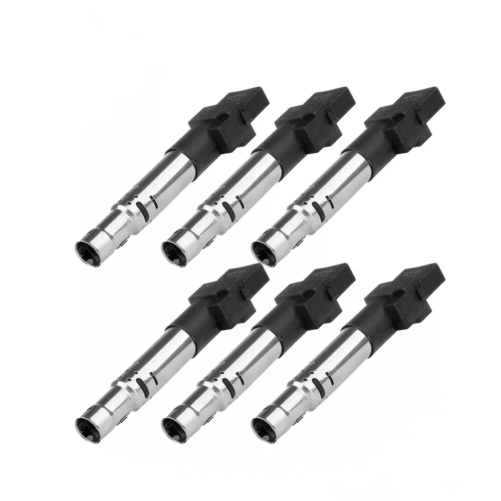 

6 x Ignition Coils for Porsche Cayenne Audi VW V6 3.2L 3.6L 022905715 UF531 022905100B FREE SHIPPING!!!