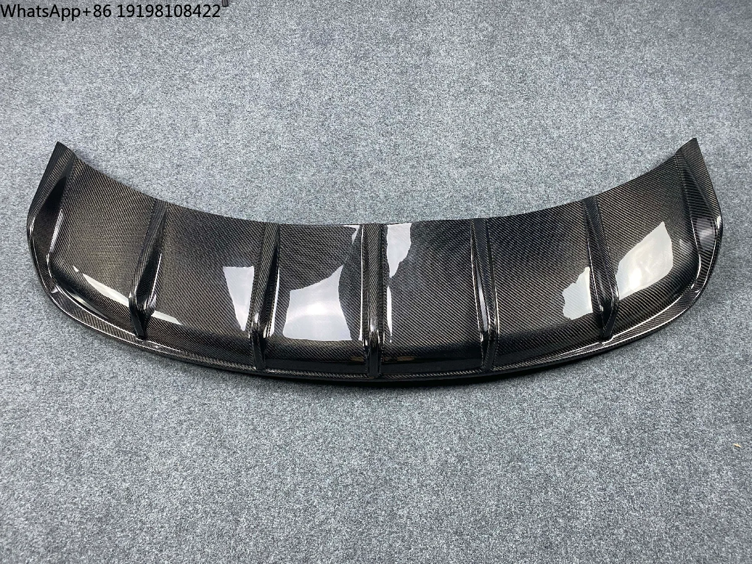 High Level Material Carbon Fiber Model 3 Rear Diffuser With Rear Bumper Corners for Tesla Model 3
