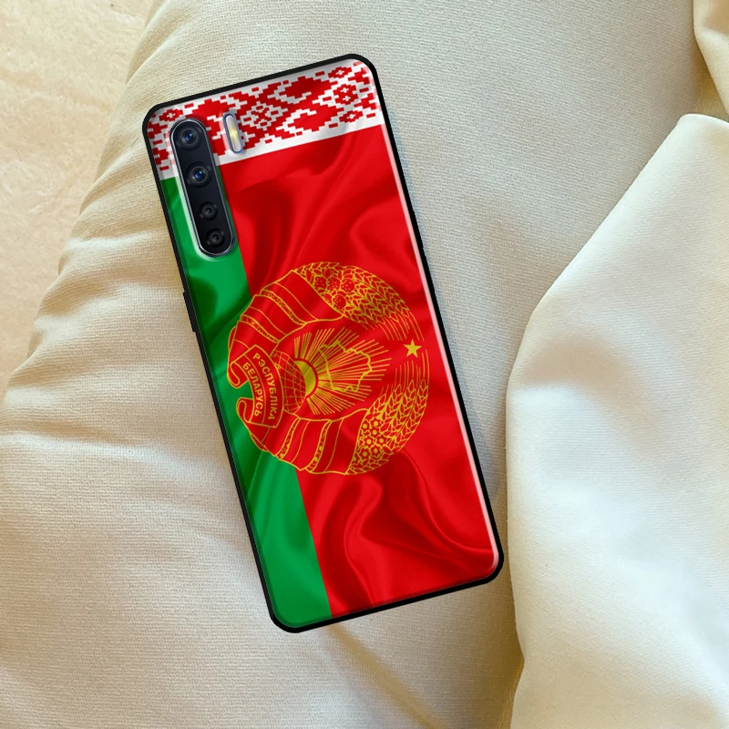 Belarus Flag Coat of Arms For OPPO A17 A57 A77 A5 A9 A53S A52 A72 A96 A76 A16 A54 A74 A94 A38 A58 A78 A15 A79 Case