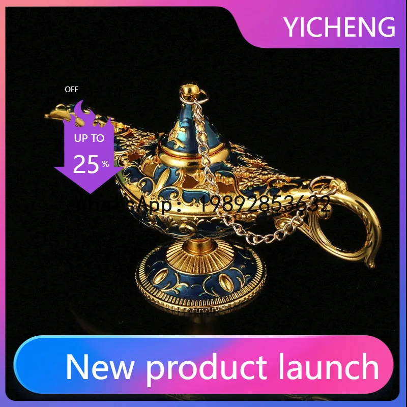 PYJ Aladdin Wishing Lamp Blessing Living Room Southeast Asian Style Craft Ornaments