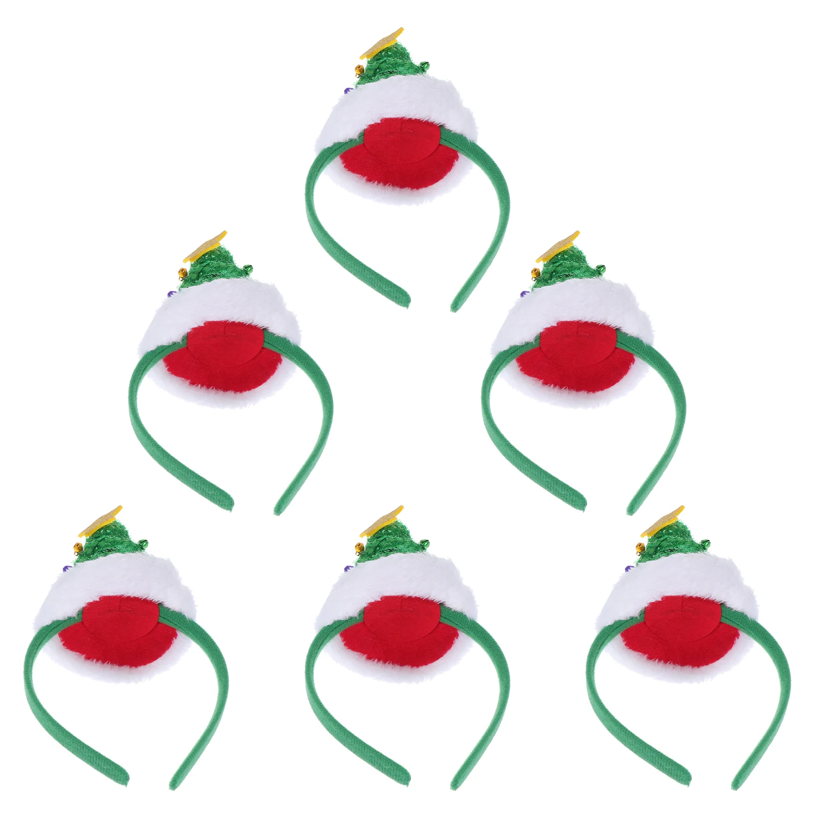 

6Pcs Xmas Spring Headbands Stylish Christmas Headdresses for Kids Adults Party Supply Carnivals Cosplay Photography Decoration
