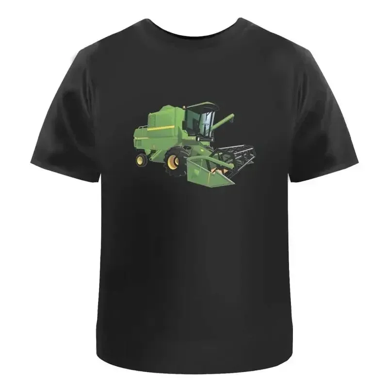 Combine Harvester' T Shirt 100 Cotton S Xxl Ta040144