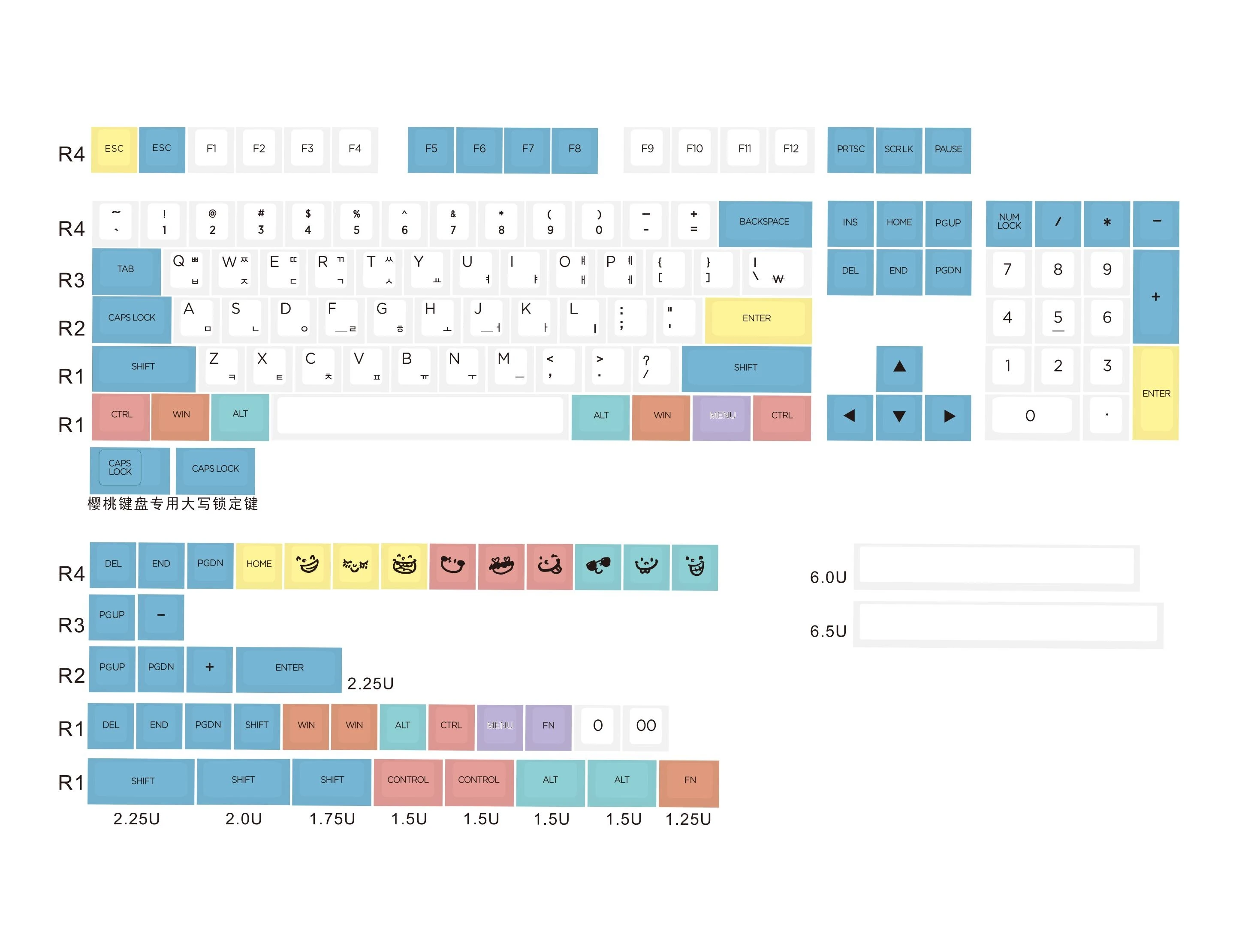 gmky ingles coreano japones keycaps cherry profile keycap tintura sublimacao grosso pbt keycaps para mx switch teclado mecanico 01