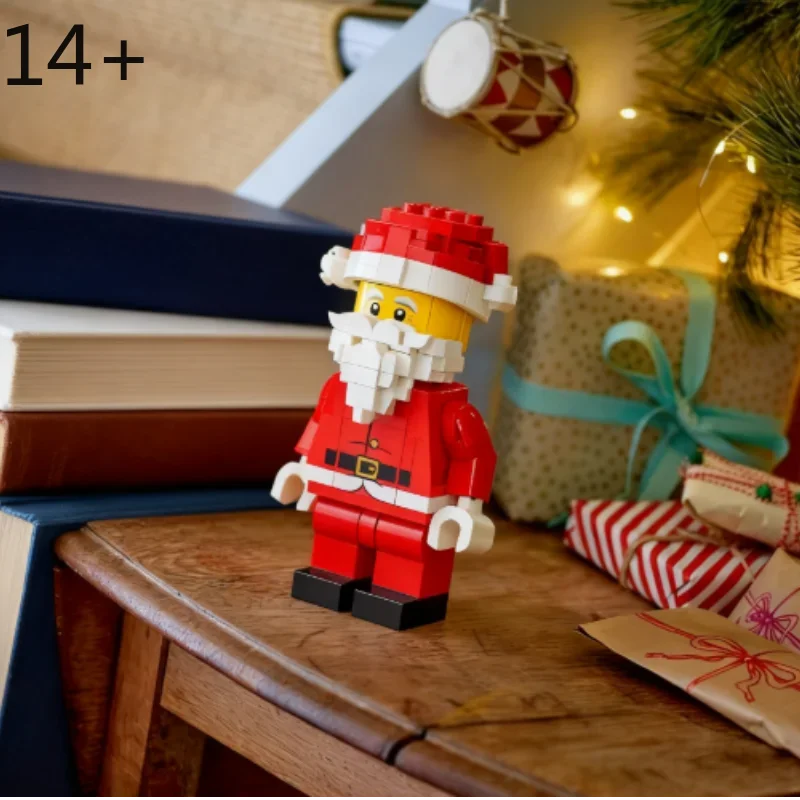 

2026 NEW Up-Scaled Santa Minifigure 40820 bricks Minifigure Festival Limited Enlarged Version Boy Girl 761PCS Christmas Gift