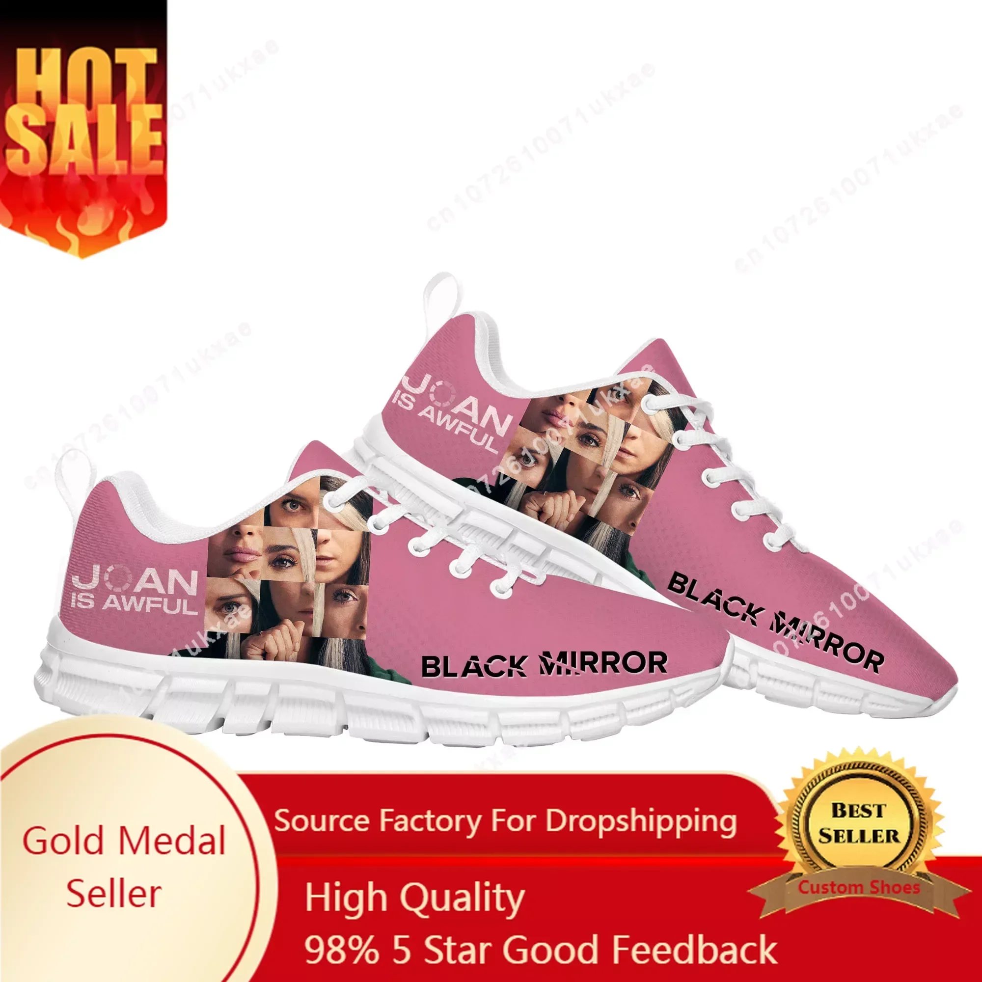 

Black Mirror Sports Shoes Mens Womens Sneakers High Quality Parent Sneaker Couple Custom Shoes