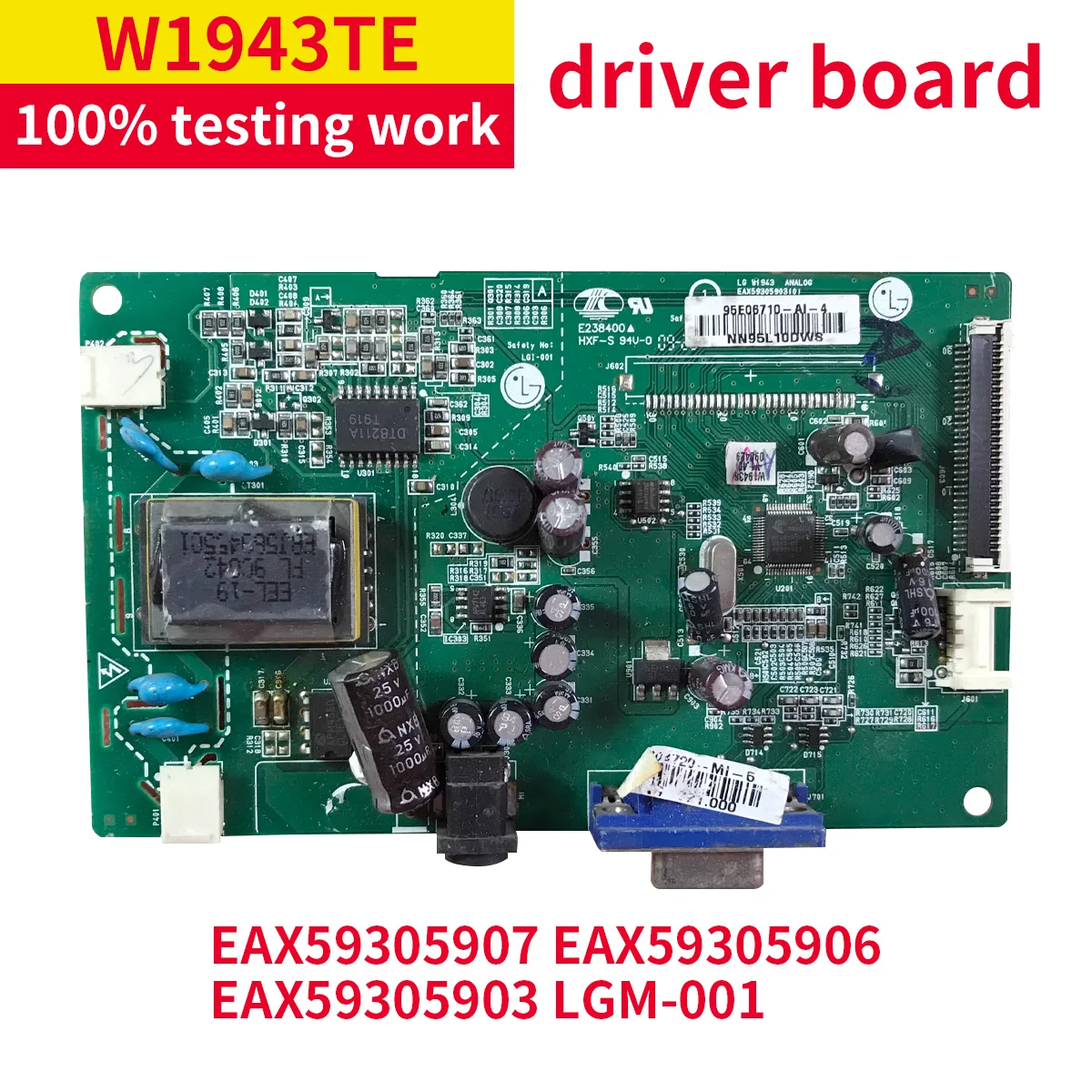 For W1943SV W1943SE driver board W1943TE Main Board EAX59305907 EAX59305906 EAX59305903 LGM-001