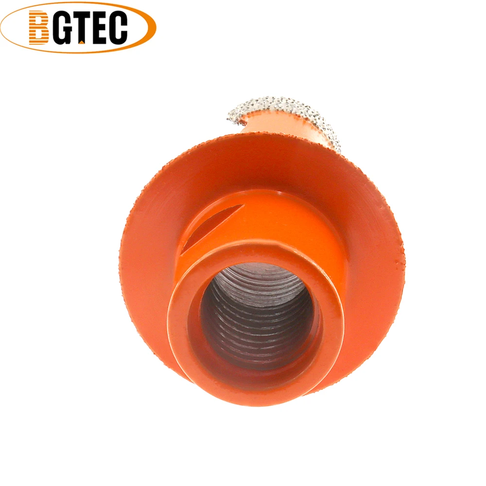 BGTEC 1pc Dia20/25/35mm 5/8-11 Thread Diamond  Drill Core Bits Chamfer Grinding Milling Masonry Granite Drilling Crown Saw Tile