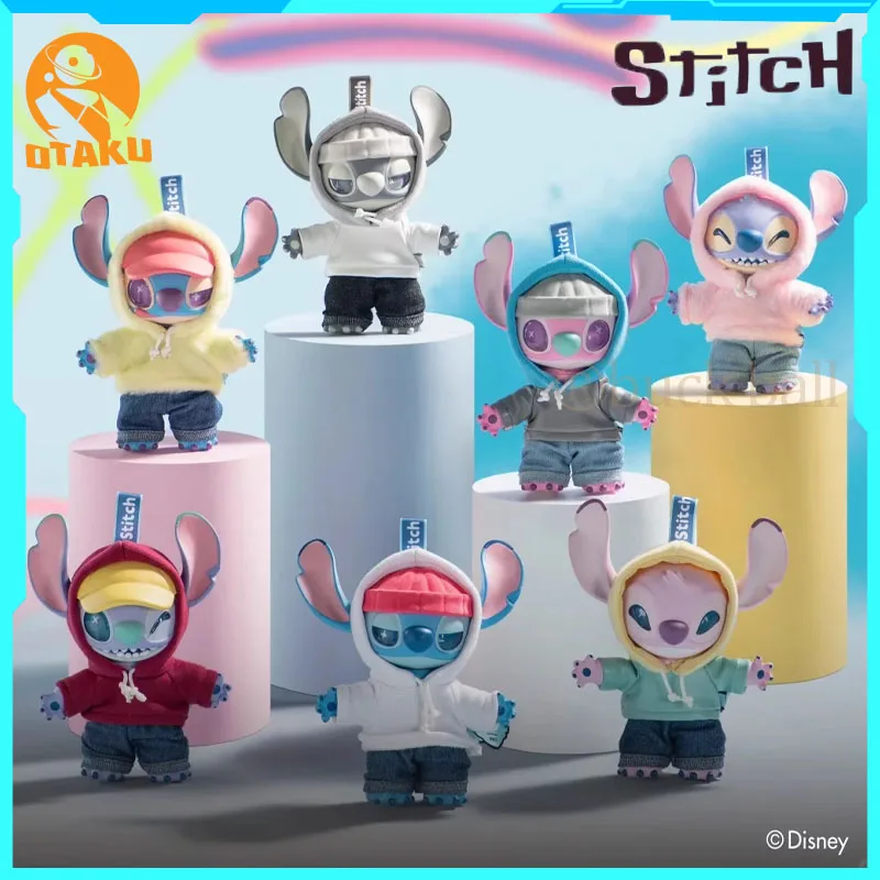 

New Genuine Stitch Blind Box Stitch Genz Street Series Vinyl Plush Surprise Box Trendy Toy Pendant Cute Decoration Birthday Gift