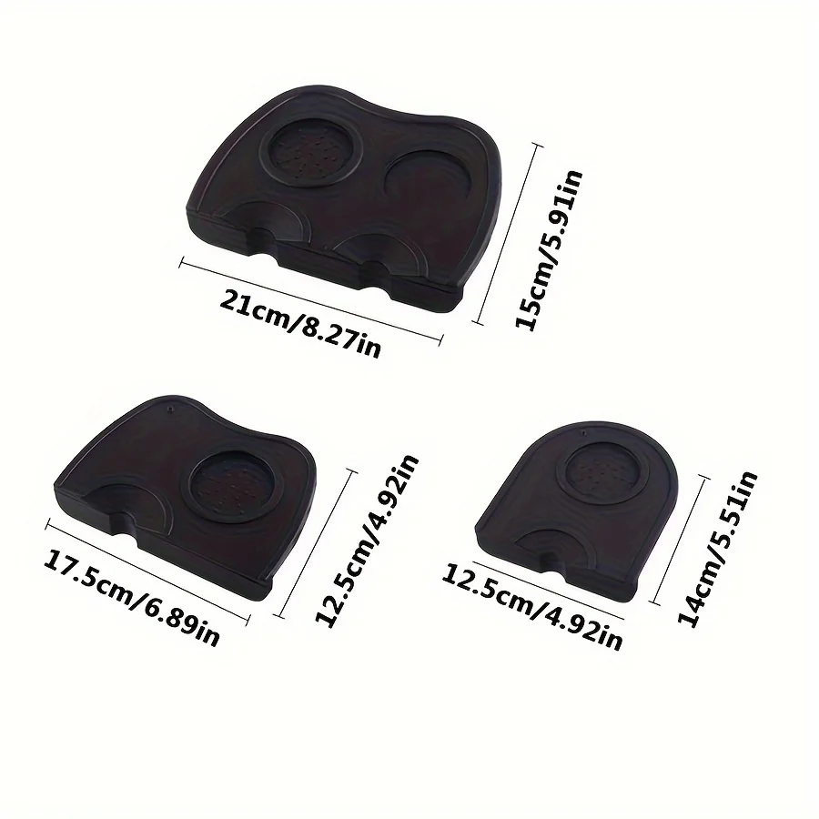 1pc Coffee Powder Mat Silicone, Coffee Corner Mat Anti Slip Silicone Mat Coffee Powder Hammer Mat Coffee Machine Coffee Mat