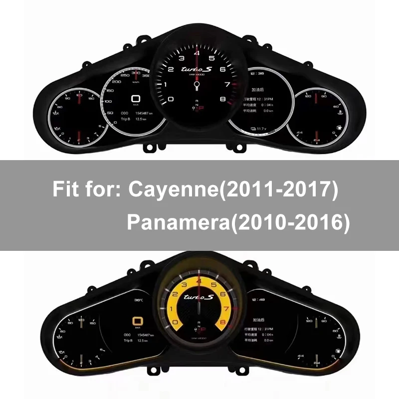 Tachimetro strumento quadro strumenti cluster digitale LCD per Porsche Cayenne Panamera 2011-2017