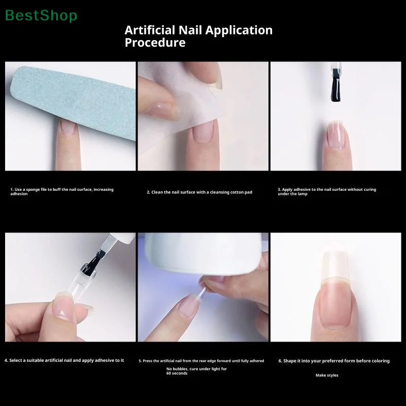 150 pezzi stampa senza soluzione di continuità su punte per unghie finte copertura completa trasparente punta per unghia smerigliata lunga bara mandorla unghie artificiali