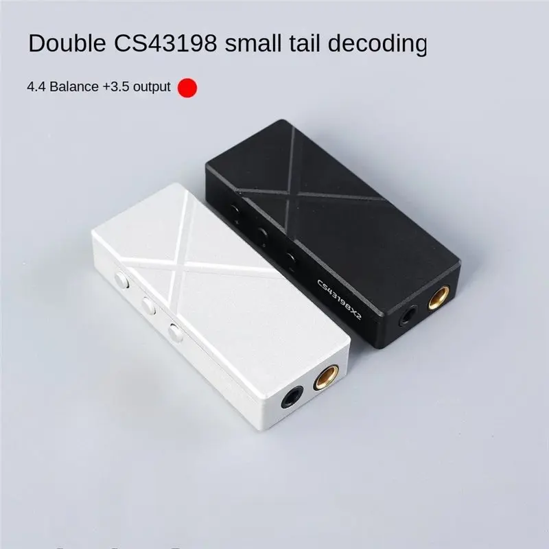 A93PHOT! Sound Card F4 Dual CS43198 For DAC Headphone Amp Balanced 4.4Mm+ 3.5Mm Interface PCM768K Tail