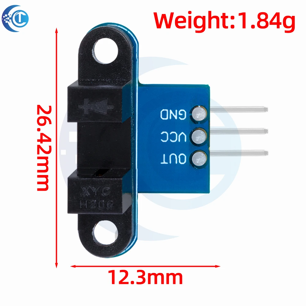 IR Sensor kecepatan inframerah modul deteksi jarak Optocoupler untuk mobil pintar Arduino/Robot